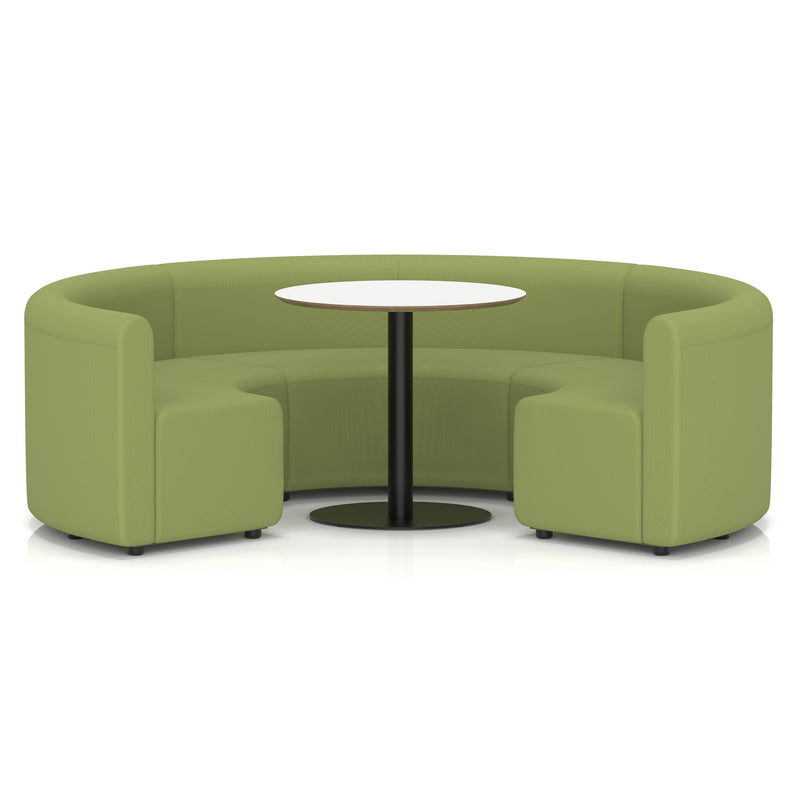 Mawsley Modular Seating Set - Circular Booth - Low Back - White Table - Era - Endurance - Homesplex