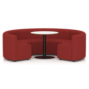 Mawsley Modular Seating Set - Circular Booth - Low Back - White Table - Era - Extent - Homesplex