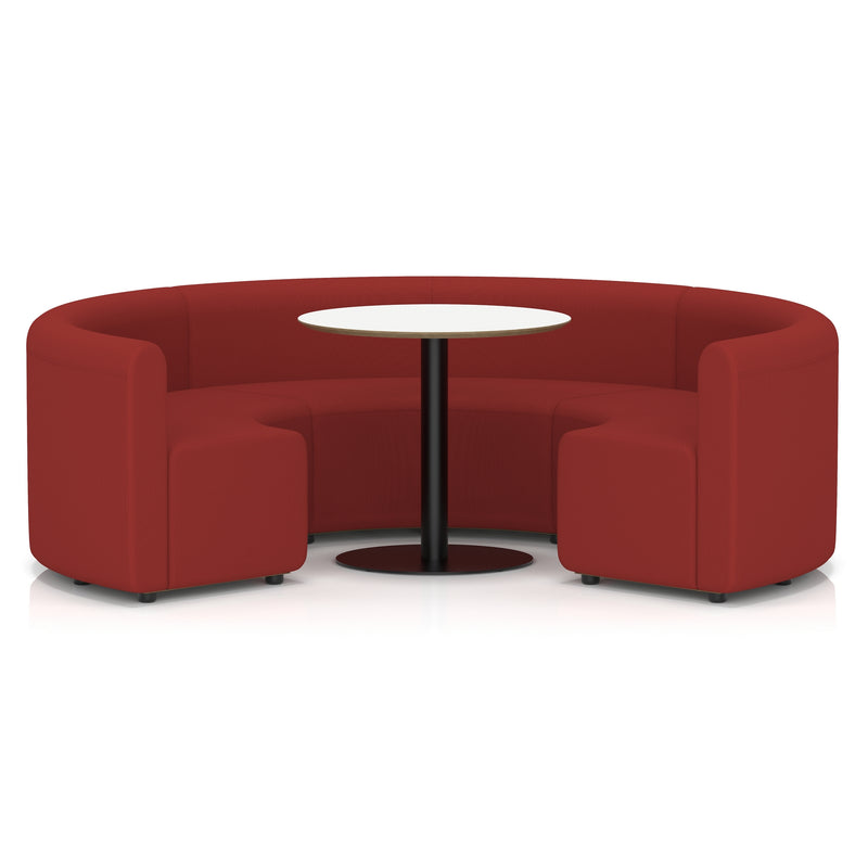 Mawsley Modular Seating Set - Circular Booth - Low Back - White Table - Era - Extent - Homesplex