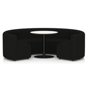 Mawsley Modular Seating Set - Circular Booth - Low Back - White Table - Era - Forward - Homesplex