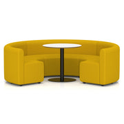 Mawsley Modular Seating Set - Circular Booth - Low Back - White Table - Era - Occasion - Homesplex