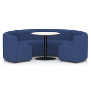 Mawsley Modular Seating Set - Circular Booth - Low Back - White Table - Era - Perennial - Homesplex