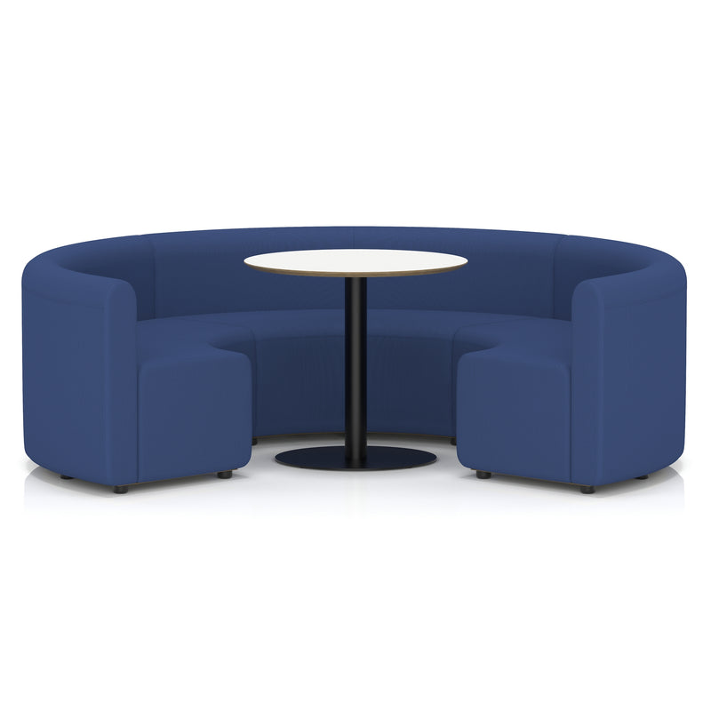 Mawsley Modular Seating Set - Circular Booth - Low Back - White Table - Era - Perennial - Homesplex