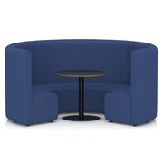 Mawsley Modular Seating Set - Circular Booth - High Back - Black Table - Era - Perennial - Homesplex