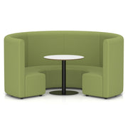Mawsley Modular Seating Set - Circular Booth - High Back - White Table - Era - Endurance - Homesplex