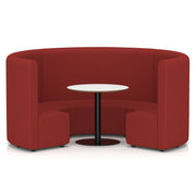 Mawsley Modular Seating Set - Circular Booth - High Back - White Table - Era - Extent - Homesplex