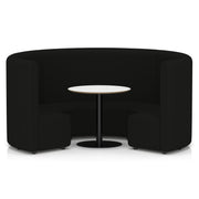 Mawsley Modular Seating Set - Circular Booth - High Back - White Table - Era - Forward - Homesplex