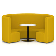 Mawsley Modular Seating Set - Circular Booth - High Back - White Table - Era - Occasion - Homesplex
