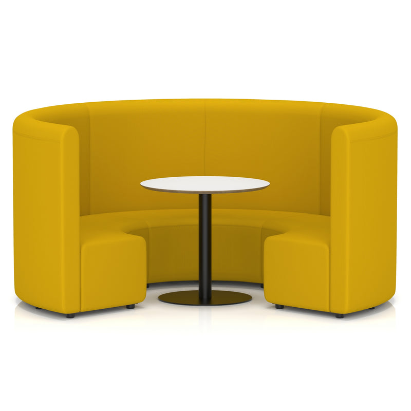 Mawsley Modular Seating Set - Circular Booth - High Back - White Table - Era - Occasion - Homesplex