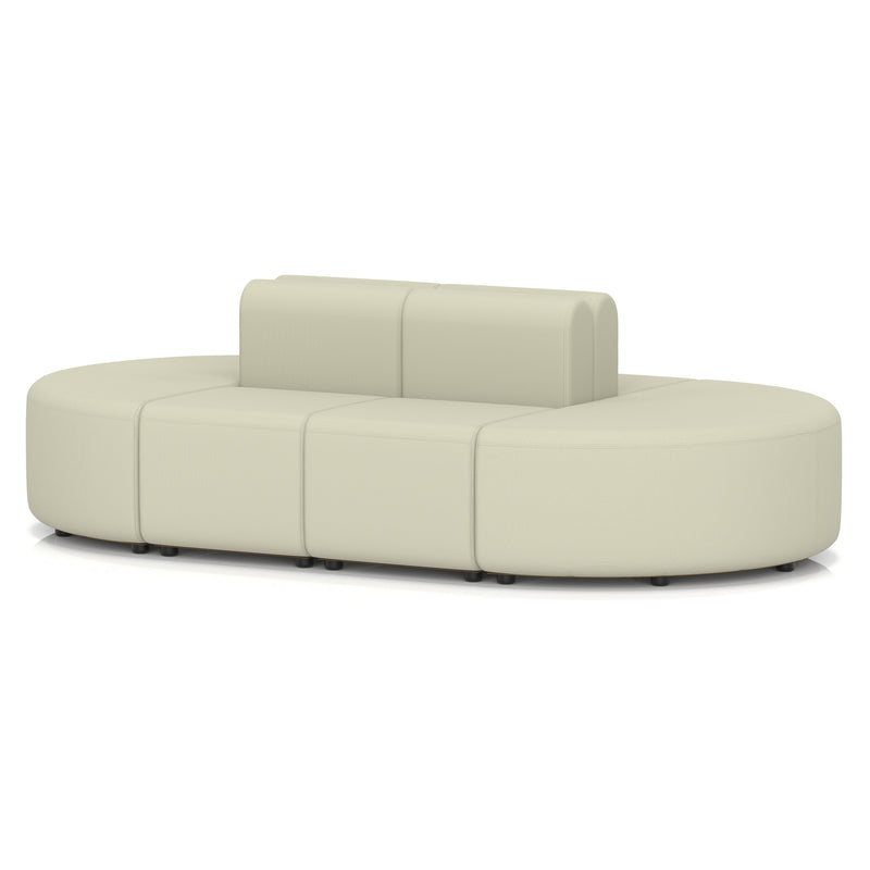 Mawsley Modular Seating Set - Capsule Island - Low Back - 8 Seater - Era - Futurist - Homesplex