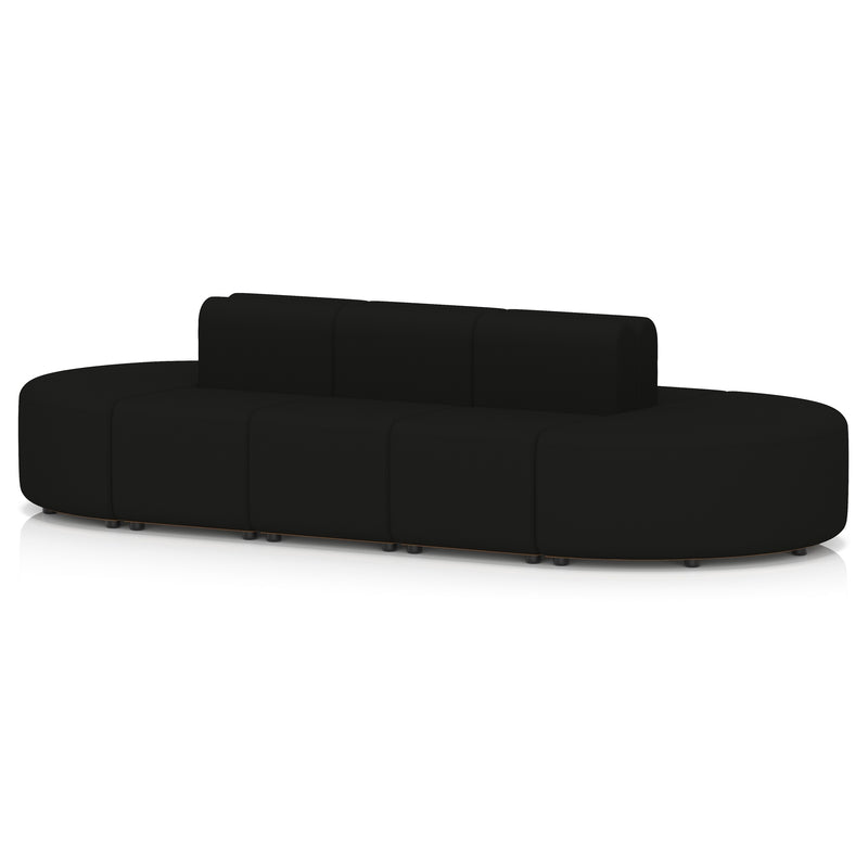 Mawsley Modular Seating Set - Capsule Island - Low Back - 10 Seater - Era - Forward - Homesplex