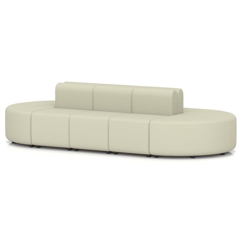 Mawsley Modular Seating Set - Capsule Island - Low Back - 10 Seater - Era - Futurist - Homesplex