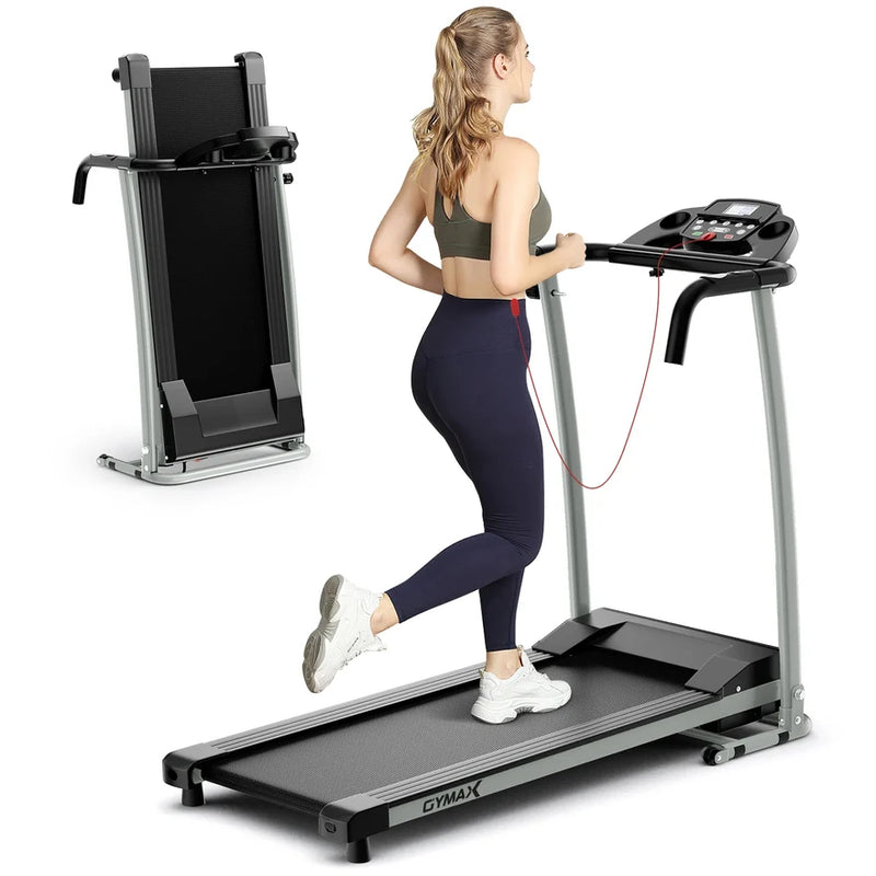 Foldable Treadmill with 12 Preset Programs & LCD Display Black - view 2