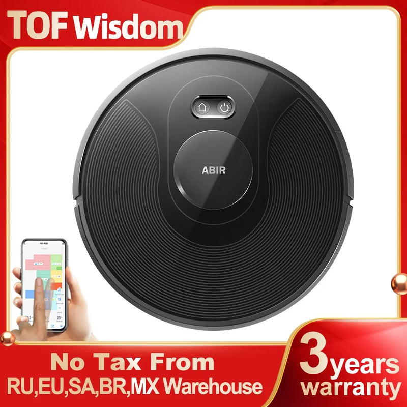 ABIR X8 Robot Vacuum Cleaner ,Laser System, Multiple Floors Maps, Zone Cleaning,Restricted Area Setting for Home Carpet Cleaning - image 37