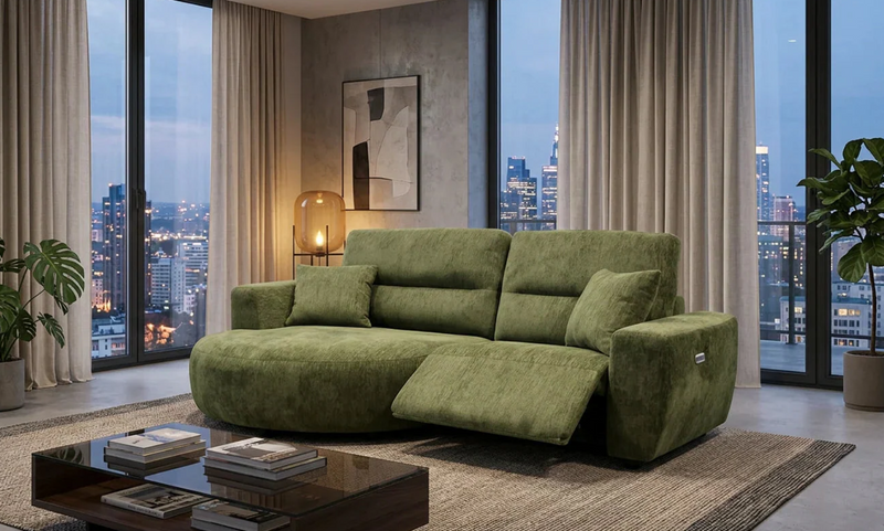 Denver Electric Recliner Chaise Lounge - Left or Right Hand Chaise - image 3