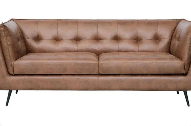 Melbourne 3-Seater Faux Leather Sofa - image 2