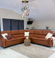 Arizona Electric Recliner Leather Corner Sofa - image 2