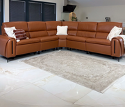 Arizona Electric Recliner Leather Corner Sofa - image 6