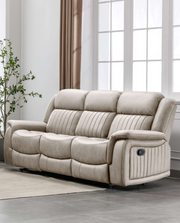 Stanley Electric Recliner 3-Seater Sofa - image 1