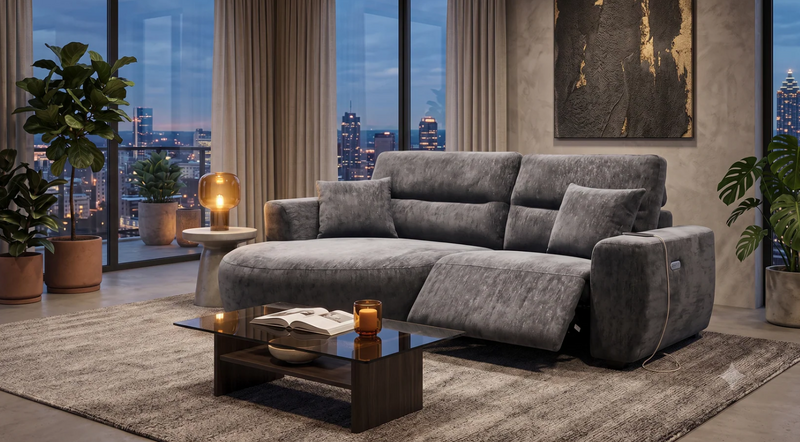Denver Electric Recliner Chaise Lounge - Left or Right Hand Chaise - image 1
