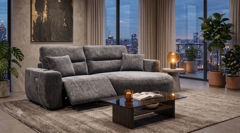 Denver Electric Recliner Chaise Lounge - Left or Right Hand Chaise - image 4