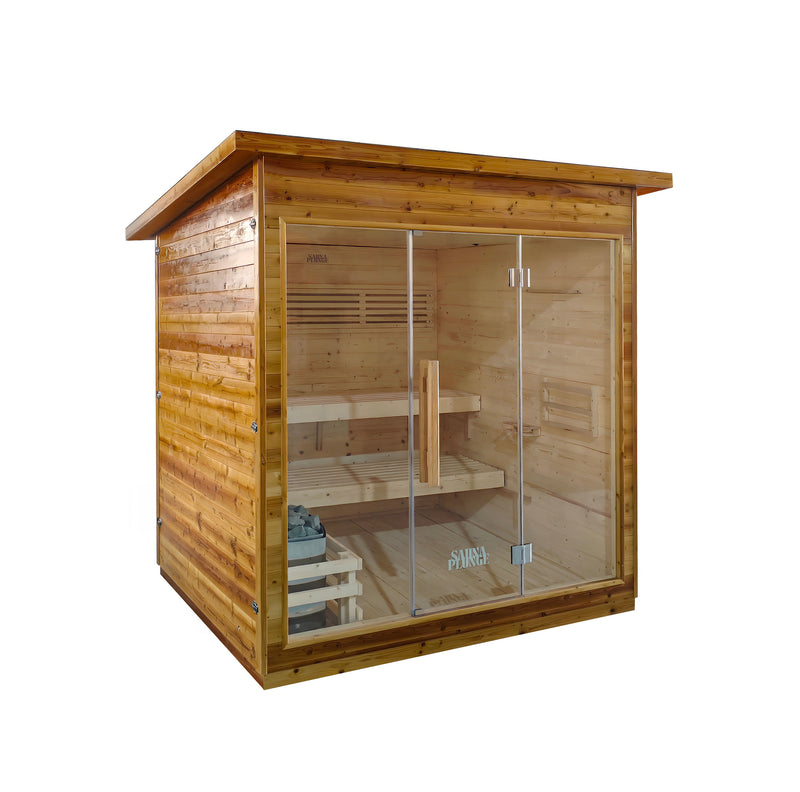 The Bronte Traditional Cabin Sauna by SaunaPlunge - 6 Person