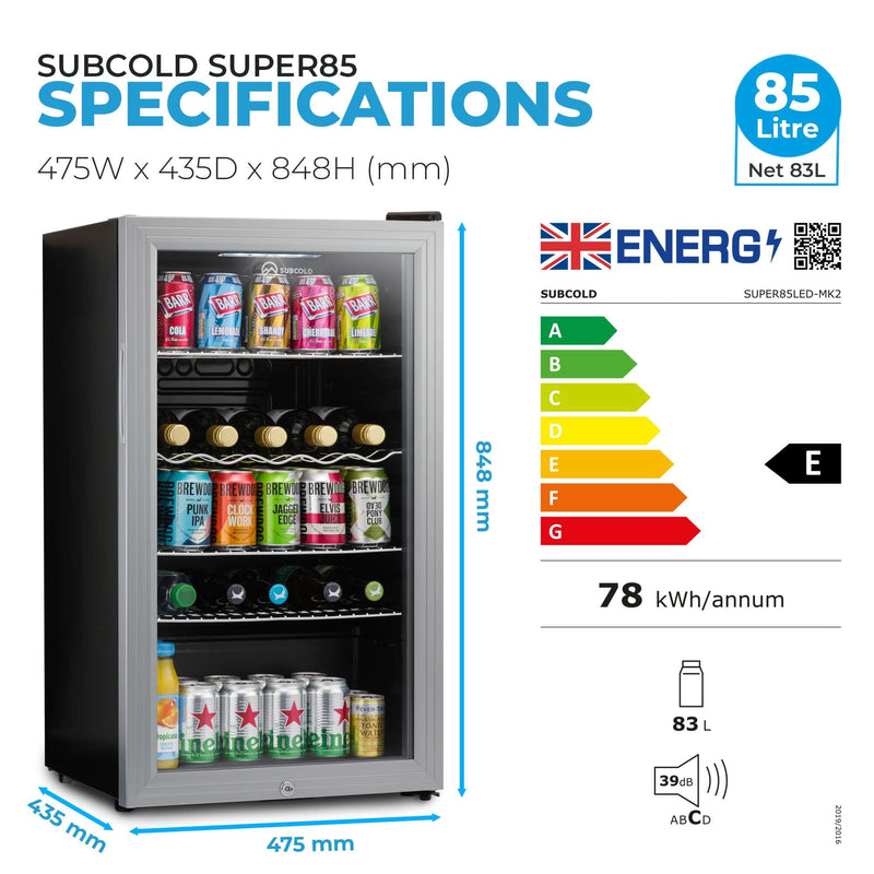 Subcold Super85 LED Beer Fridge - image 21