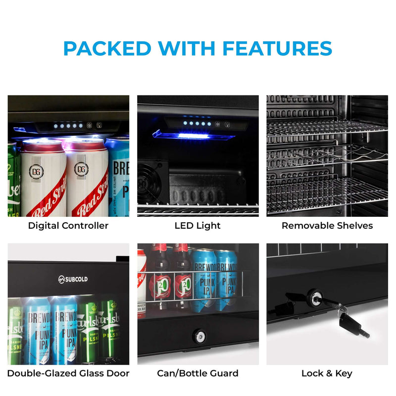 Subcold Ace130 LED touch control beer fridge, photo 8
