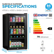 Subcold Super85 LED beer fridge, photo 7