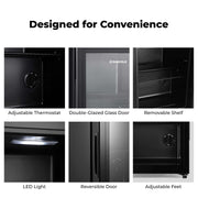 Subcold Cave35-G glass door beer fridge, photo 11