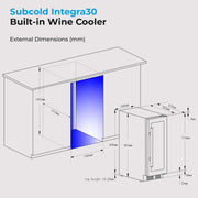 Subcold Integra30 Integrated 2 in 1 Drinks & Wine Cooler - image 27