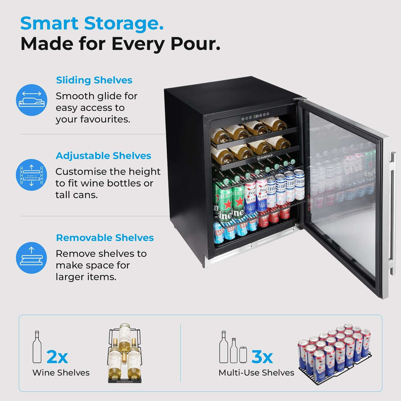 Subcold Integra60 integrated drinks and wine cooler, photo 18