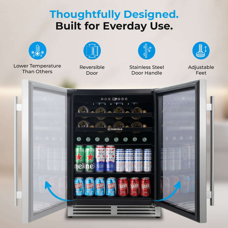 Subcold Integra60 Integrated 2 in 1 Drinks & Wine Cooler - image 23