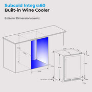 Subcold Integra60 Integrated 2 in 1 Drinks & Wine Cooler - image 25