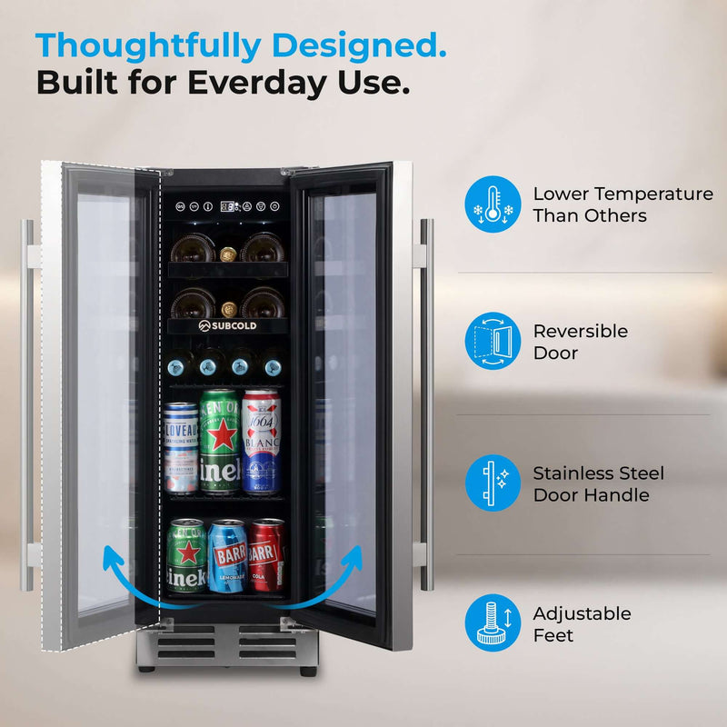 Subcold Integra30 Integrated 2 in 1 Drinks & Wine Cooler - image 24