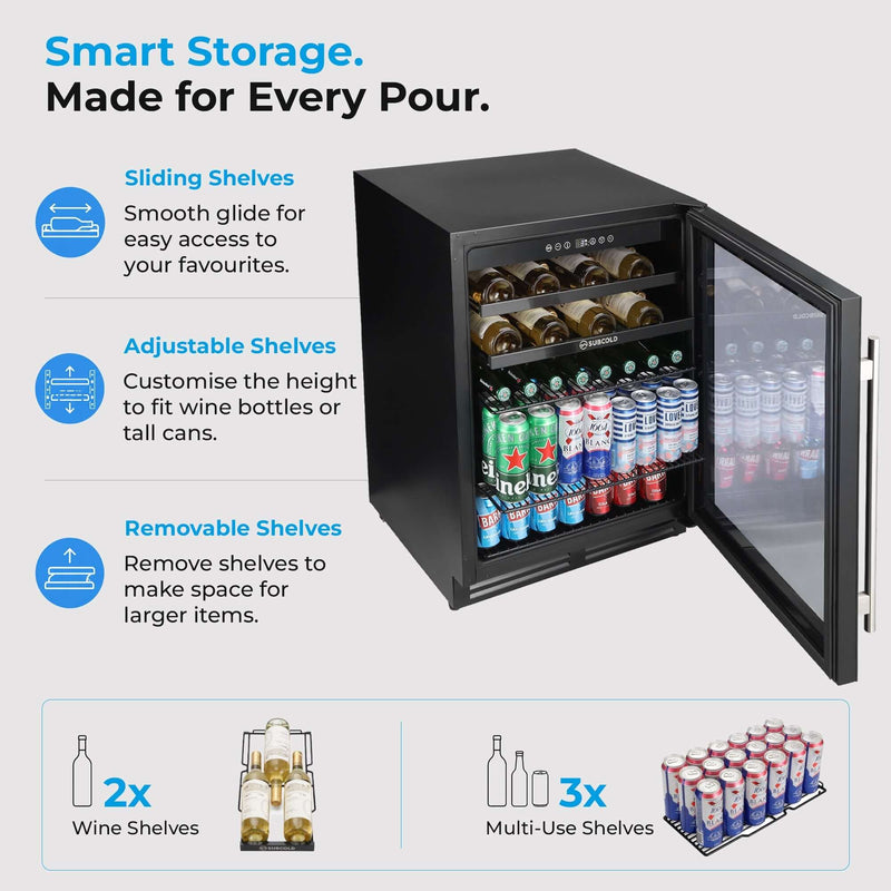 Subcold Integra60 integrated drinks and wine cooler, photo 4