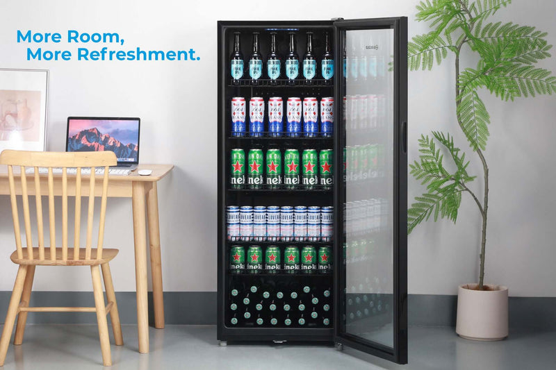 Subcold Maxi250 black tall drinks fridge, photo 2