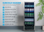 Subcold Maxi250 stainless steel tall drinks fridge, photo 4