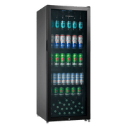 Subcold Maxi250 black tall drinks fridge