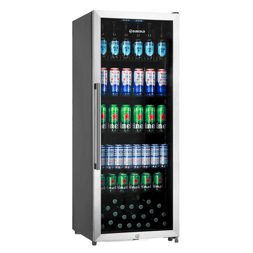 Subcold Maxi250 stainless steel tall drinks fridge