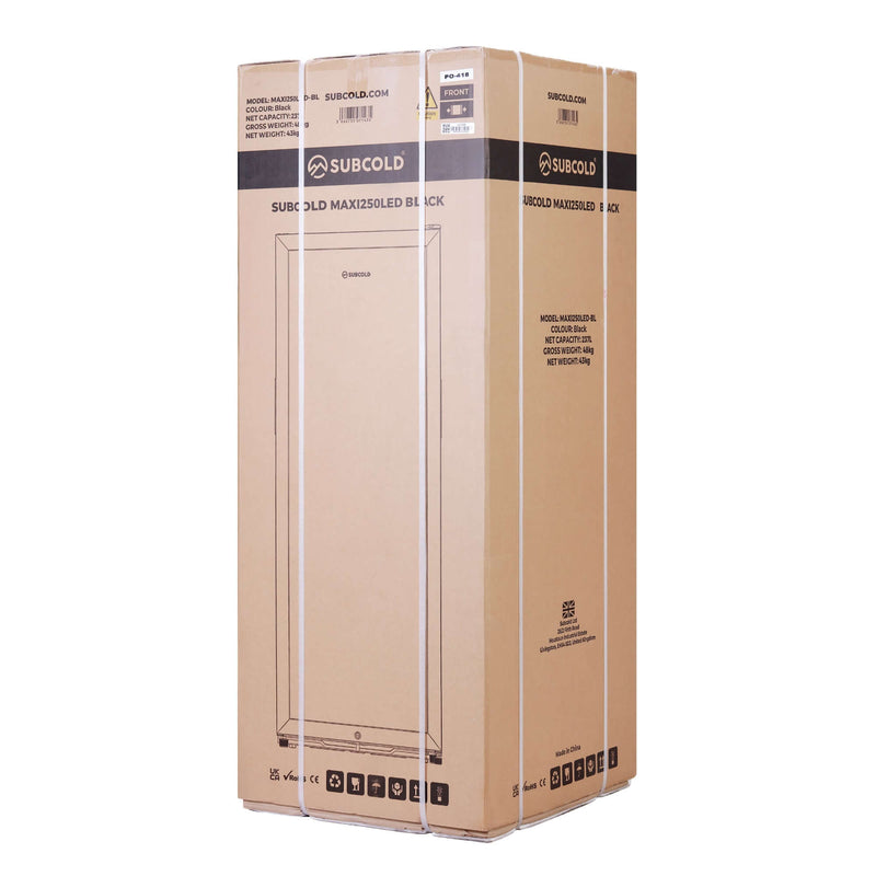 Subcold Maxi250 black tall drinks fridge, photo 11