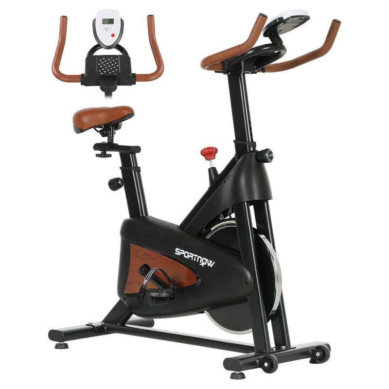 SPORTNOW Quiet Stationary Exercise Bike with Adjustable Seat - image 8