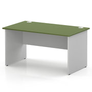 Impulse 1400 x 800mm Straight Office Desk - White Panel End Leg - view 5