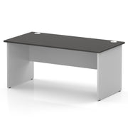 Impulse 1600 x 800mm Straight Office Desk - White Panel End Leg - view 2