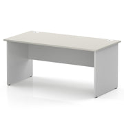 Impulse 1600 x 800mm Straight Office Desk - White Panel End Leg - view 4