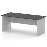 Impulse 1800 x 800mm Straight Office Desk - White Panel End Leg - view 2