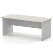 Impulse 1800 x 800mm Straight Office Desk - White Panel End Leg - view 4