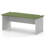 Impulse 1800 x 800mm Straight Office Desk - White Panel End Leg - view 5