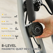 SPORTNOW Folding Exercise Bike with Arm Bands and Hand Pulse Sensor - image 14