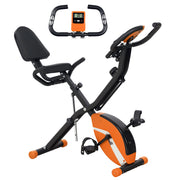 SPORTNOW Folding Exercise Bike with Arm Bands and Hand Pulse Sensor - image 2